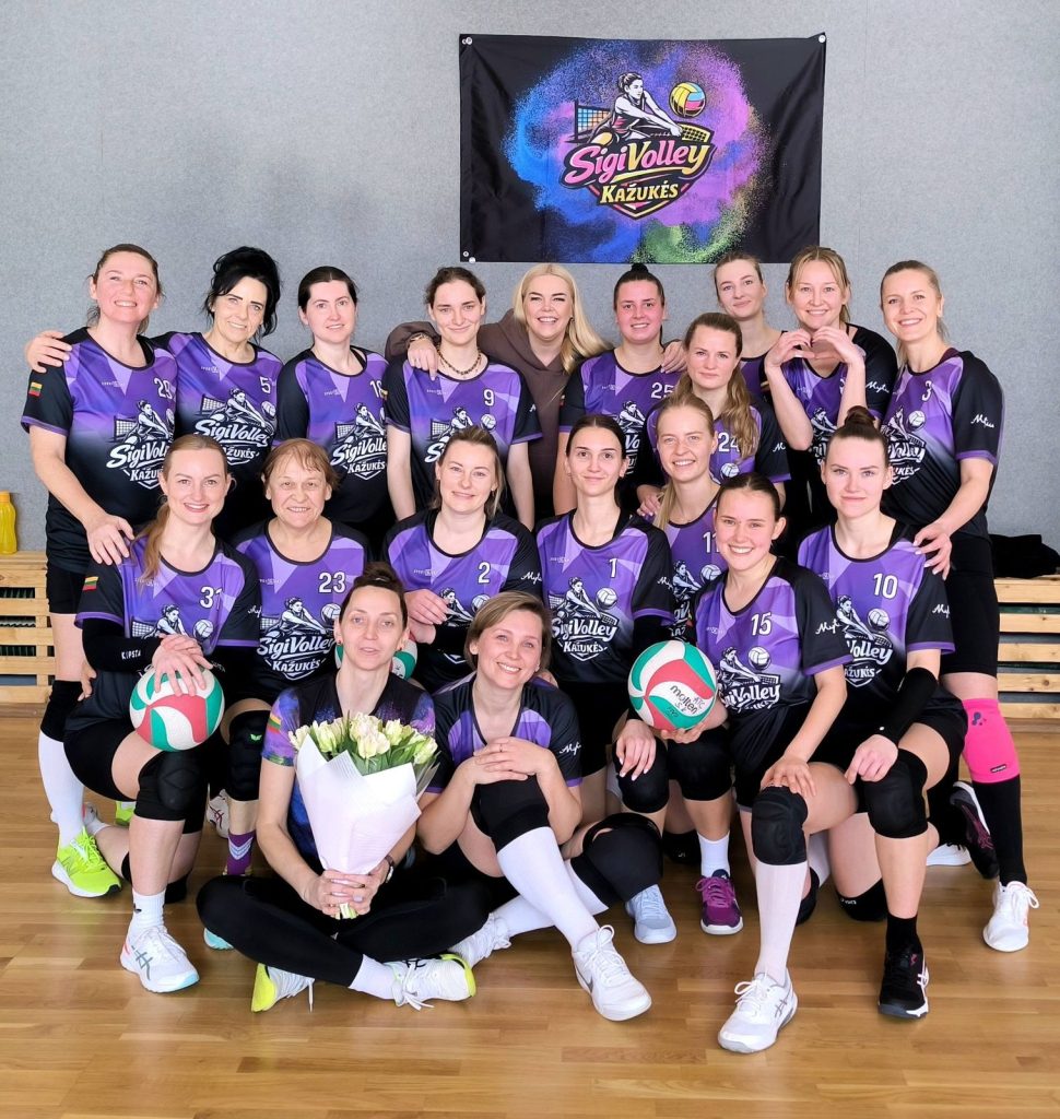 Tinklinio komanda su individualia SportArt apranga