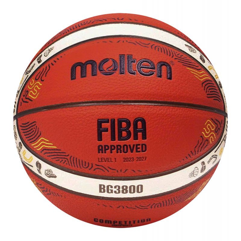 Krepšinio kamuolys Molten Eurobaset 2025 Replica B7G3800-E5Z - Image 3