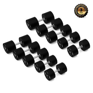 Poliuretaninių hantelių rinkinys HMS HPC 2 x 40–50 kg (450 kg)