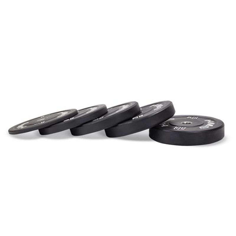 Olimpinis bamperinis diskas HMS Black Bumper BBR25 25 kg - Image 4