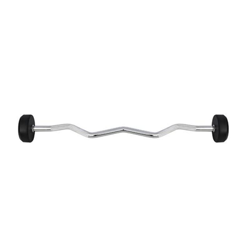 Guma dengta lenkta štanga HMS GSL-10 10 kg - Image 2