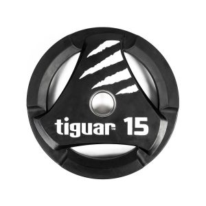 Olimpinis PU diskas Tiguar 15 kg