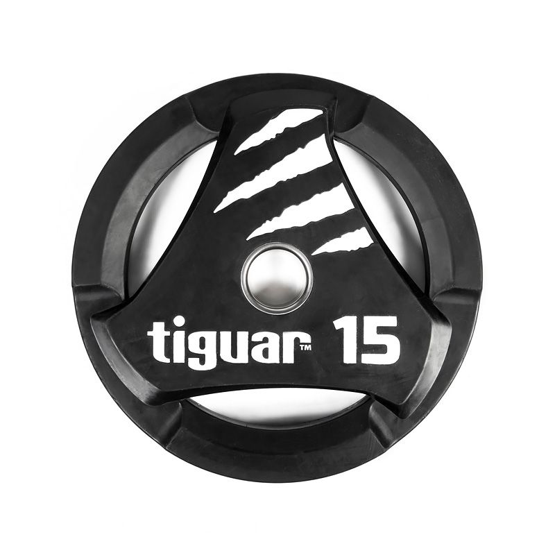 Olimpinis PU diskas Tiguar 15 kg