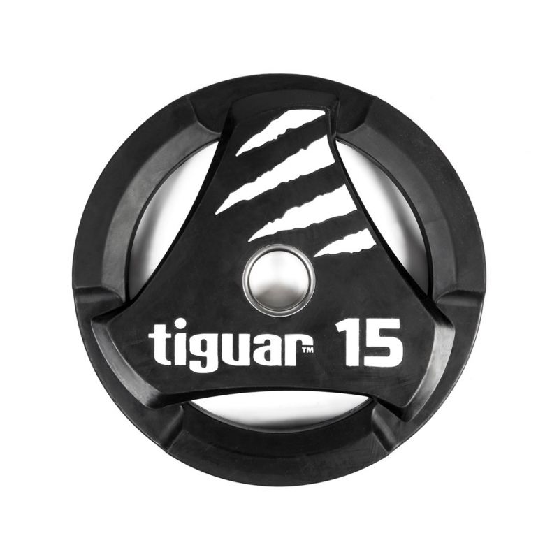 Olimpinis PU diskas Tiguar 15 kg - Image 2
