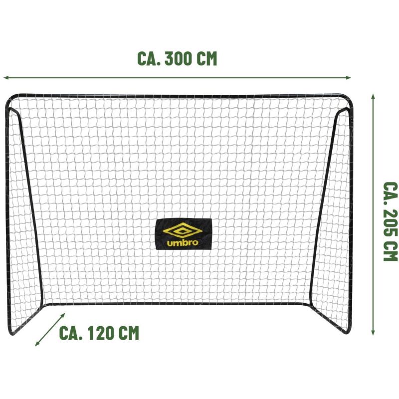 Futbolo vartai su tinklu Umbro 300 x 205 x 120 cm - Image 2