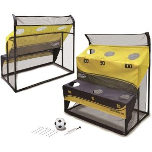 Futbolo treniruočių rinkinys 2in1 (vartai ir rėmas)