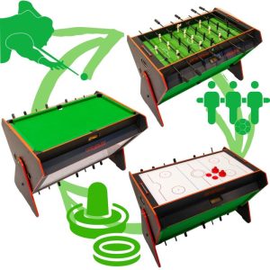 Žaidimų stalas 3in1 Enero Pro (biliardas