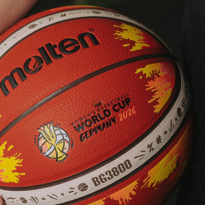 Krepšinio kamuolys Molten B6G3800 Moterų pasaulio taurė 2026 - Image 2