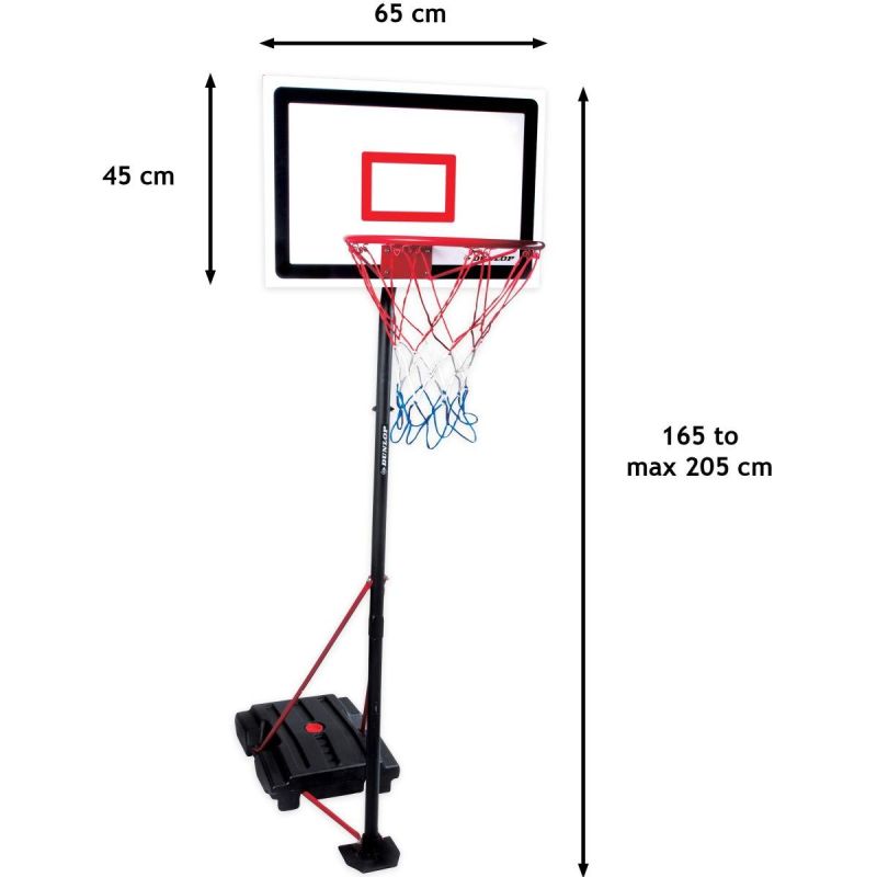 Reguliuojamas krepšinio stovas Dunlop 3in1 1,65–2,05 m - Image 4