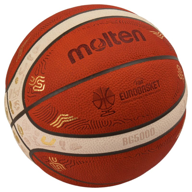Oficialus Eurobasket 2025 kamuolys Molten B7G5000 - Image 4