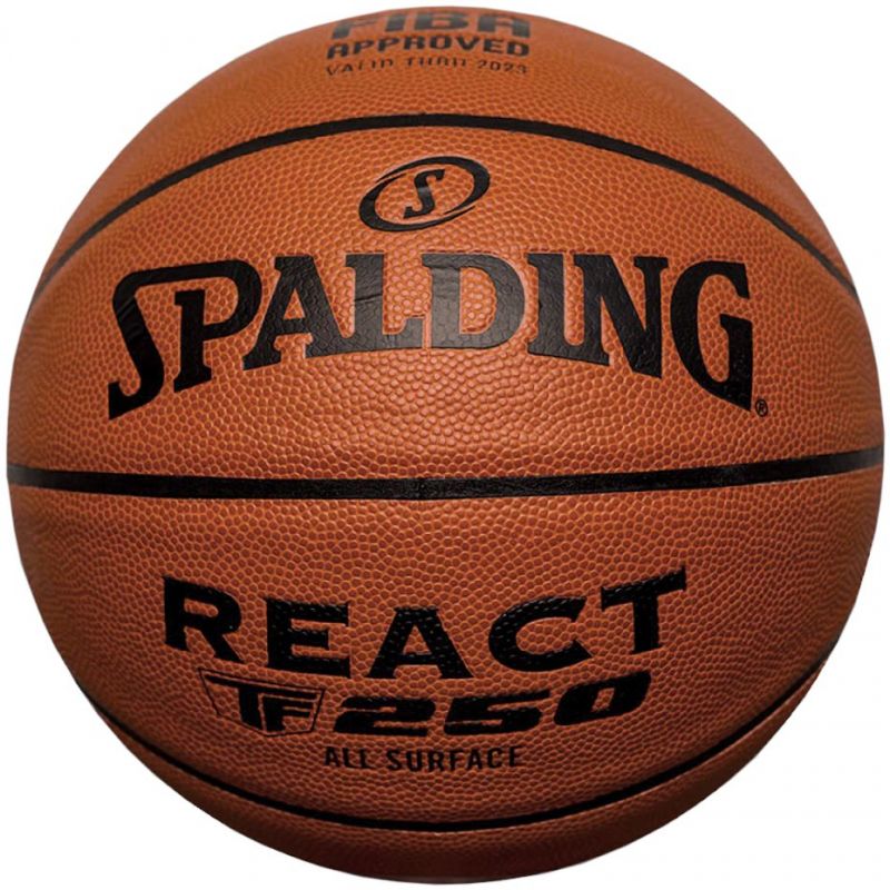 Krepšinio kamuolys Spalding React TF-250 Logo FIBA