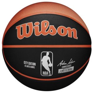 Krepšinio kamuolys Wilson NBA Team City Collector Atlanta Hawks