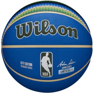 Krepšinio kamuolys Wilson NBA Team City Collector Milwaukee Bucks