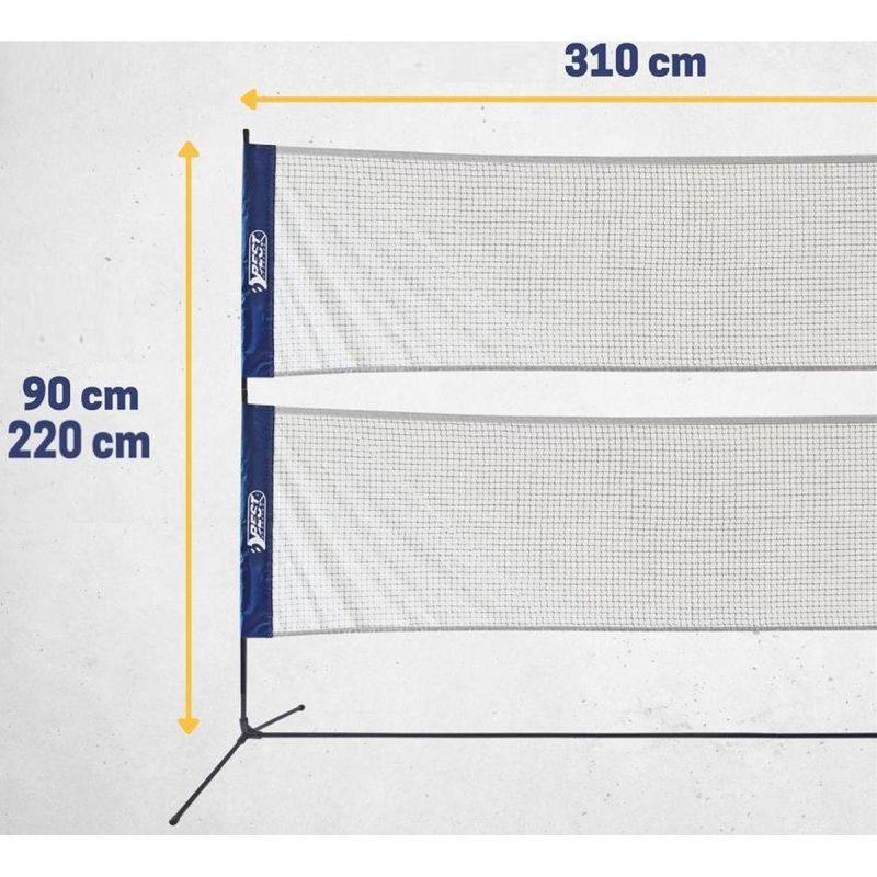 Reguliuojamas badmintono, teniso ir tinklinio rinkinys 4in1 Best Sporting - Image 3