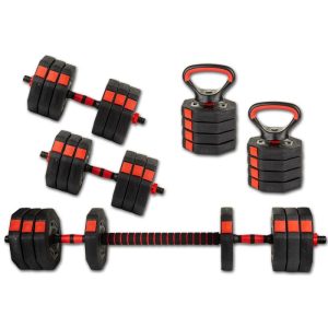Kompozitinis hantelis-girinė Enero Fit 4in1 20 kg