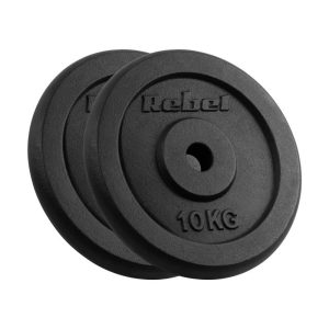 Ketaus diskų rinkinys Rebel Active 2 x 10 kg
