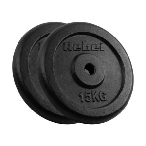 Ketaus diskų rinkinys Rebel Active 2 x 15 kg