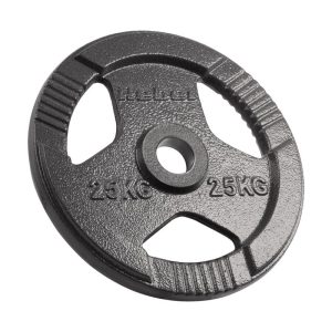 Olimpinis ketaus diskas su rankenomis Rebel Active 25 kg