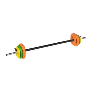 Sulankstoma štanga su ketaus diskais Rebel Active 20 kg