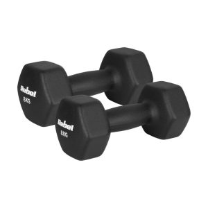 Neopreniniai HEX hanteliai Rebel Active 2 x 8 kg