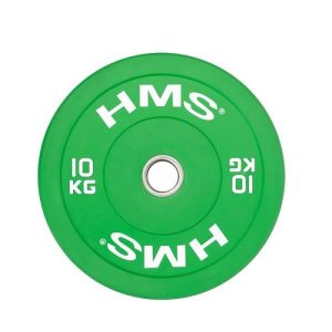 Olimpinis bamperinis diskas HMS Green Bumper CBR10 10 kg