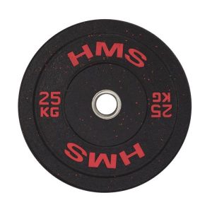 Olimpinis bamperinis diskas HMS Red Bumper HTBR25 25 kg